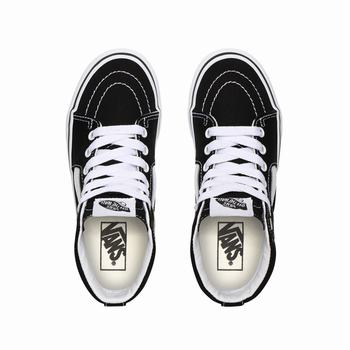 Detske Kotnikove Tenisky Vans Sk8-Hi Platform 2.0 (4-8 years) Čierne VA85XINMW